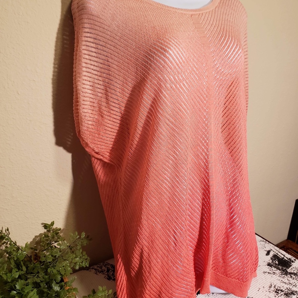 Chico’s women's Pink ombre blouse - Picture 1 of 8